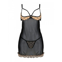 Пеньюар Passion Marina Chemise Beige L/XL