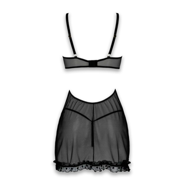 Пеньюар Passion Marina Chemise Black L/XL