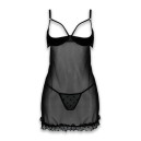 Пеньюар Passion Marina Chemise Black XXL/XXXL