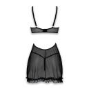Пеньюар Passion Marina Chemise Black XXL/XXXL