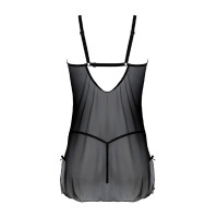 Пеньюар Passion Drosera Chemise Black XXL/XXXL