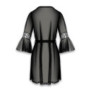 Пеньюар Passion Leafa Peignoir Black XXL/XXXL
