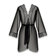 Пеньюар Passion Amberly Black XXL/XXXL
