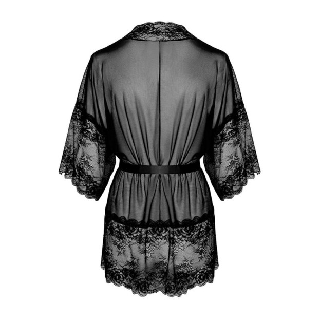 Пеньюар Kissable Midnight Kiss Negligee Black L/XL