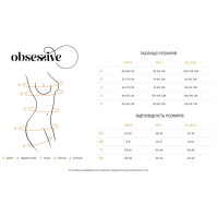 Беби-долл Obsessive Donarella Babydoll & Thong Black XS/S