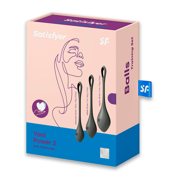 Вагінальні кульки Satisfyer Yoni Power 2 Black