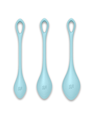 Вагінальні кульки Satisfyer Yoni Power 2 Light Blue