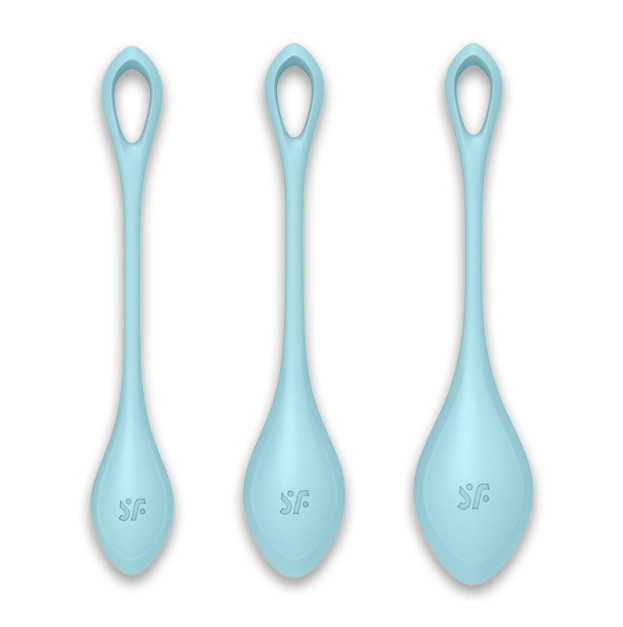 Вагінальні кульки Satisfyer Yoni Power 2 Light Blue