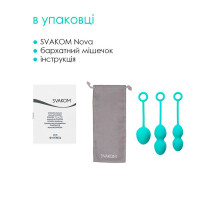 Вагінальні кульки Svakom Nova Green