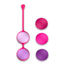 Вагінальні кульки Liebe Kewos — Cerise/Candy Violet