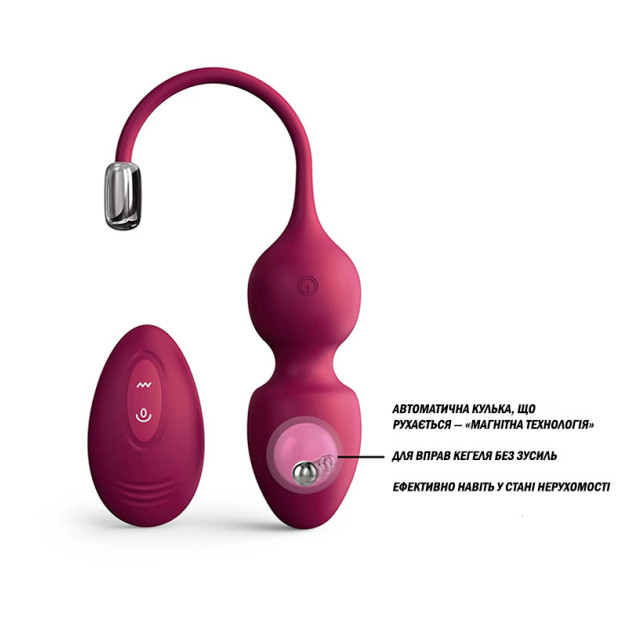 Вагінальні кульки Dorcel Love Balls Plum