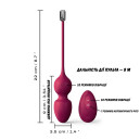 Вагінальні кульки Dorcel Love Balls Plum