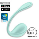 Смарт-віброяйце Satisfyer Smooth Petal Connect App Mint