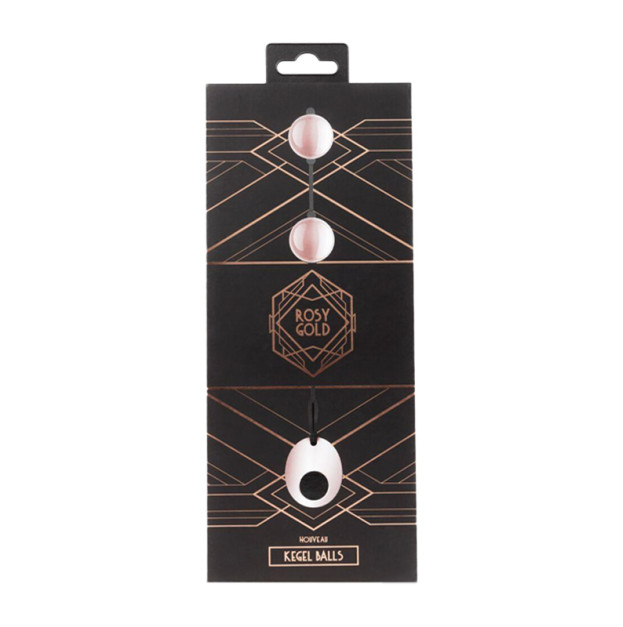 Металлические вагинальные шарики Rosy Gold-Nouveau Kegel Balls