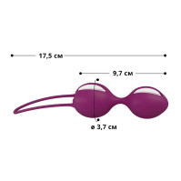 Вагинальные шарики Fun Factory SMARTBALLS DUO Burgundy