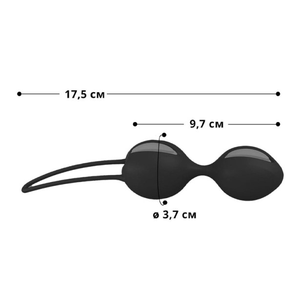 Вагінальні кульки Fun Factory SMARTBALLS DUO Black