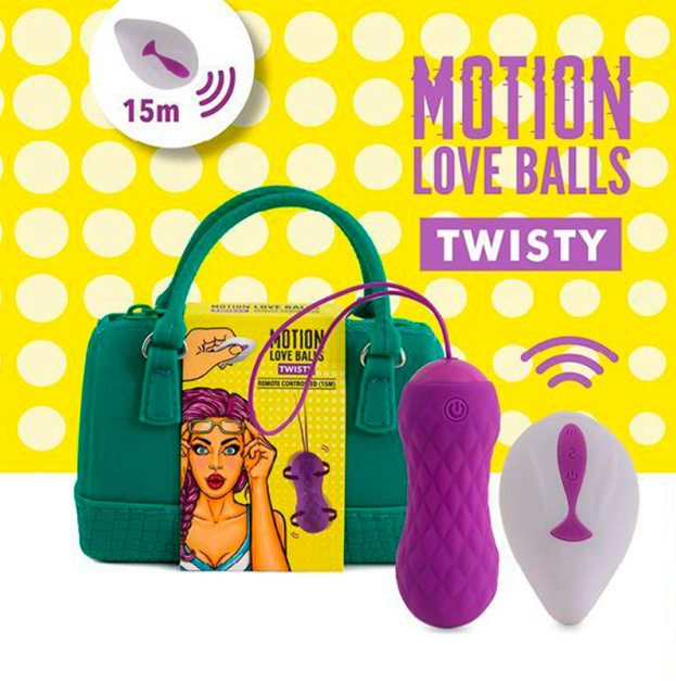 Вагінальні кульки FeelzToys Motion Love Balls Twisty