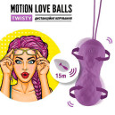 Вагінальні кульки FeelzToys Motion Love Balls Twisty