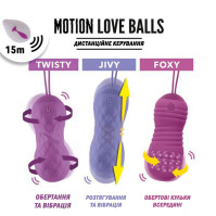 Вагінальні кульки FeelzToys Motion Love Balls Twisty