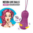 Вагінальні кульки FeelzToys Motion Love Balls Foxy