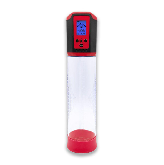 Автоматична вакуумна помпа Man Powerup Passion Pump LED-табло Red