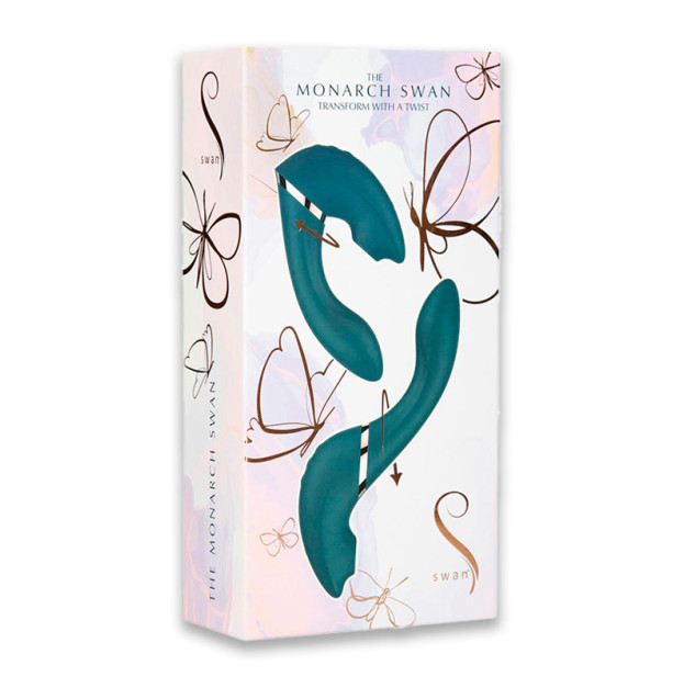 Вакуумный вибратор Swan The Monarch Swan Teal