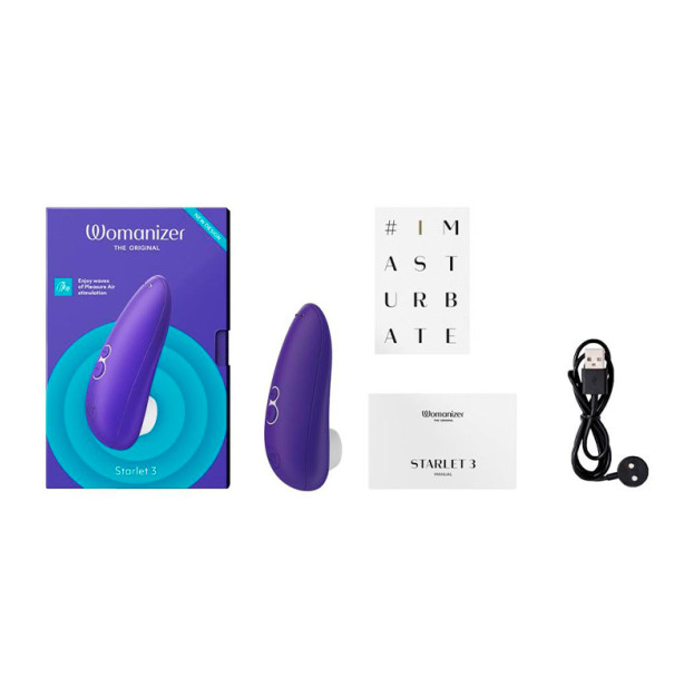 Вакуумний кліторальний стимулятор Womanizer Starlet 3 INDIGO