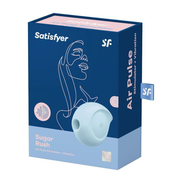 Вакуумный клиторальный стимулятор Satisfyer Sugar Rush Blue