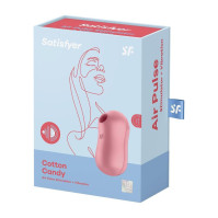 Вакуумний стимулятор Satisfyer Cotton Candy Light Red