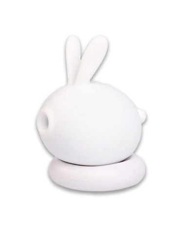 KisToy Too Simple White Vacuum Clitoral Stimulator with Vibration
