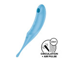 Вакуумний стимулятор Satisfyer Twirling Pro Blue
