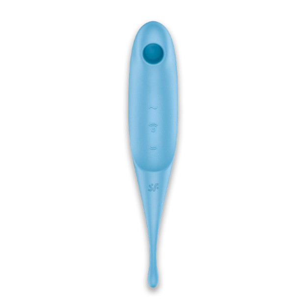 Вакуумний стимулятор Satisfyer Twirling Pro Blue