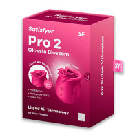 Вакуумний стимулятор у формі троянди Satisfyer Pro 2 Classic Blossom