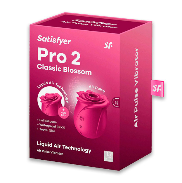 Вакуумний стимулятор у формі троянди Satisfyer Pro 2 Classic Blossom