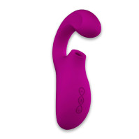 Вакуумний стимулятор клітора та точки G LELO Enigma Deep Rose