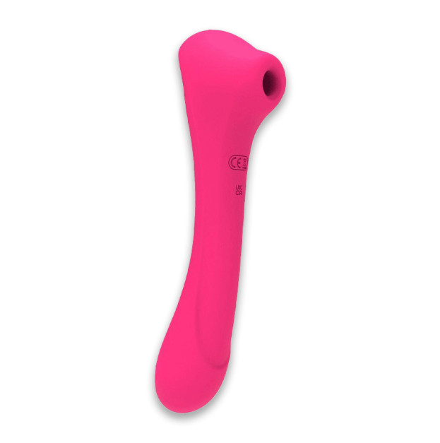 Вібратор та вакуумний кліторальний стимулятор Alive New Midnight Quiver Magenta Pink