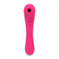 Вібратор та вакуумний кліторальний стимулятор Alive New Midnight Quiver Magenta Pink