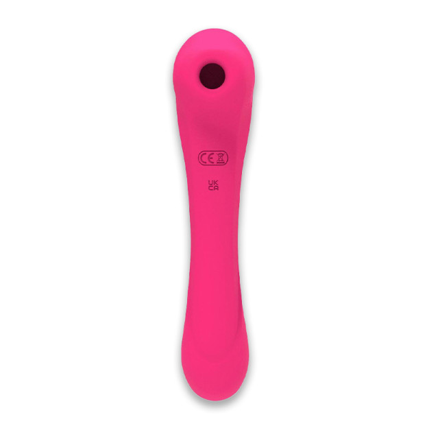 Вібратор та вакуумний кліторальний стимулятор Alive New Midnight Quiver Magenta Pink