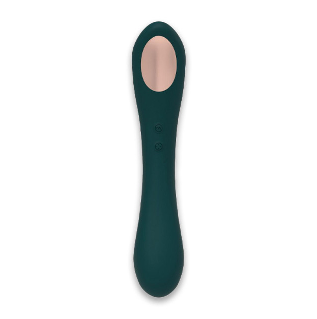Вібратор та вакуумний кліторальний стимулятор Alive New Midnight Quiver Teal