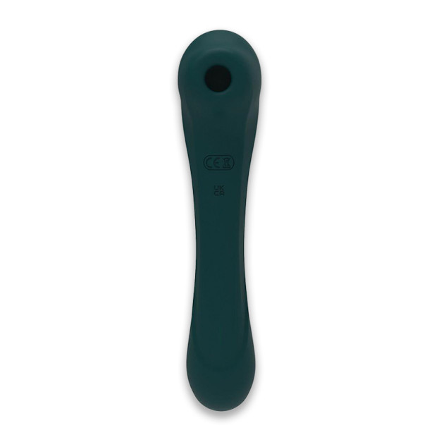 Вібратор та вакуумний кліторальний стимулятор Alive New Midnight Quiver Teal