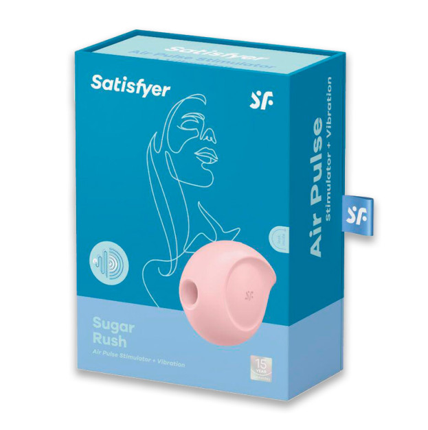 Satisfyer Sugar Rush Rose Vacuum Clitoral Stimulator