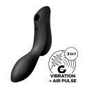 Вакуумний кліторальний стимулятор Satisfyer Curvy Trinity 2 Black