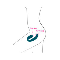 Вибратор с вакуумной стимуляцией клитора Adrien Lastic My G Teal