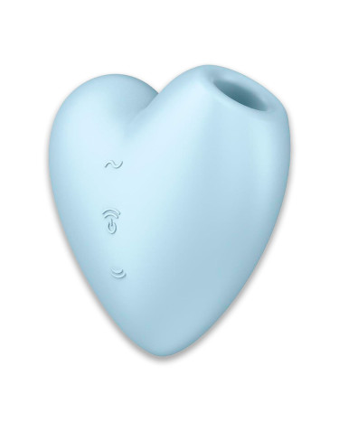 Вакуумний стимулятор Satisfyer Cutie Heart Blue