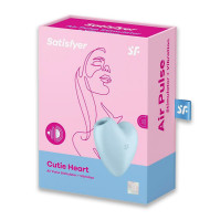 Вакуумний стимулятор Satisfyer Cutie Heart Blue