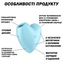 Вакуумний стимулятор Satisfyer Cutie Heart Blue