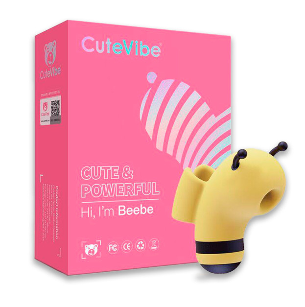 Вакуумний вібратор CuteVibe Beebe Yellow