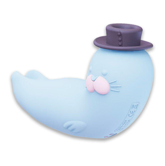 Вакуумний вібратор CuteVibe Franky Blue