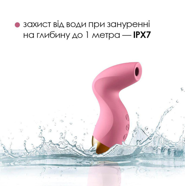 Вакуумний стимулятор Svakom Pulse Pure Pale Pink
