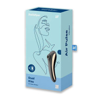 Вакуумний вібратор Satisfyer Dual Kiss Black
